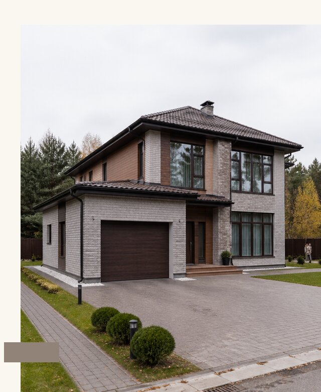 Проект дома 8 на 8 с гаражом в Большой Камне по цене 35494 | А3дПро-Бль